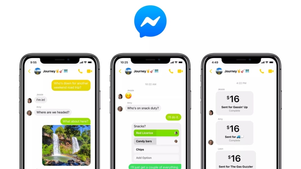 Nový vzhled Facebook Messengeru